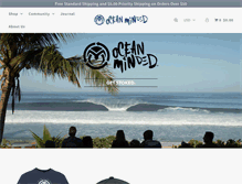Tablet Screenshot of oceanminded.com